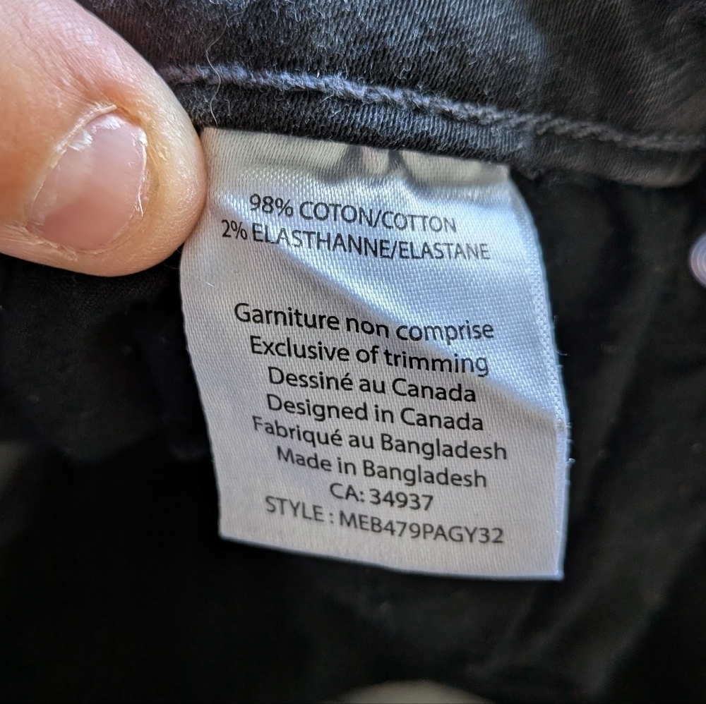 RAW Foundation Mile End Jeans Pants For Men Size 31 Gray Black Stretch Regular - Picture 9 of 12